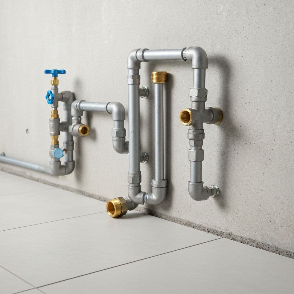 Pinnacle plumber fixing residential water pipes and plumbing fixtures in Bucks County PA